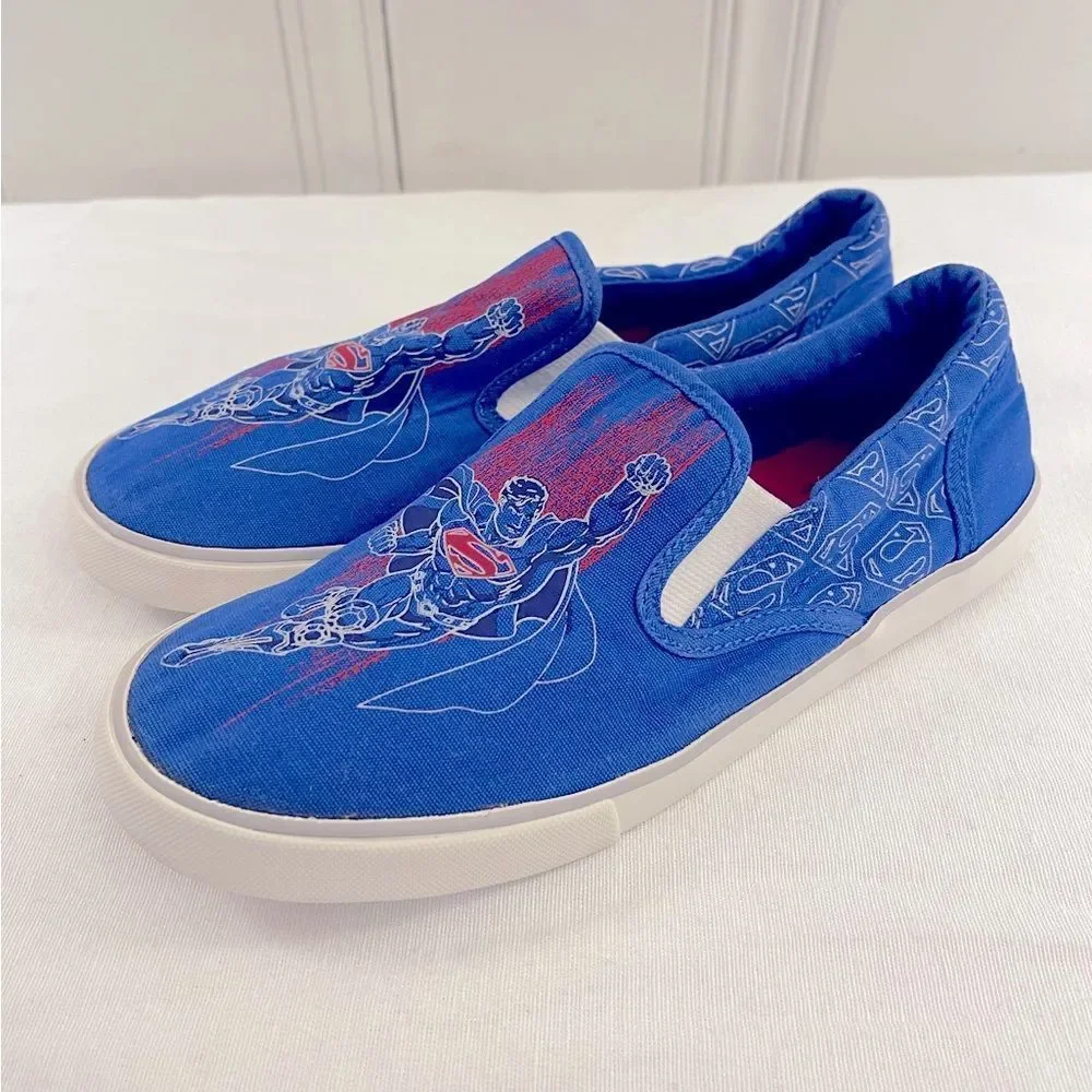 Gap Boys DC Comics Superman Loafers‎ Size 5